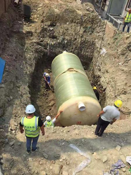 陵水县南部县养猪场玻璃钢化粪池项目